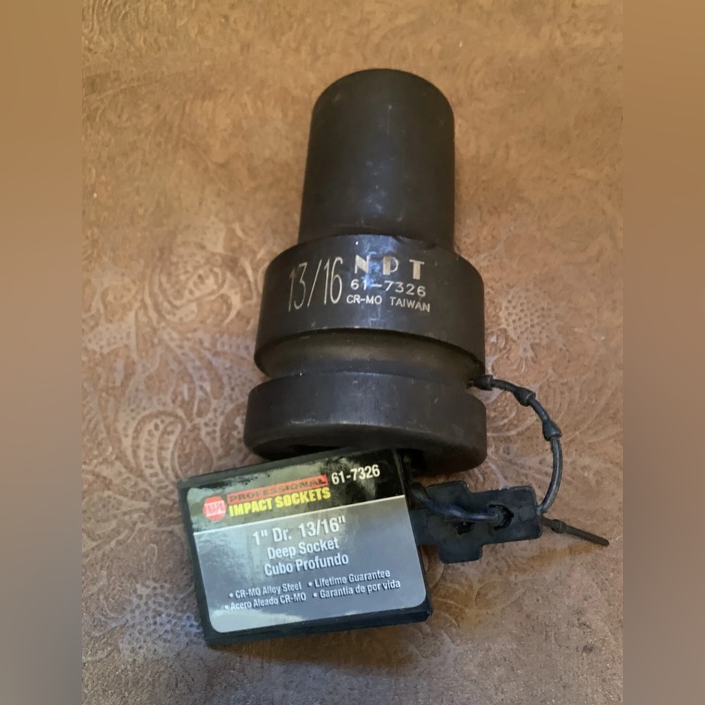 Tools- Socket by Balkamp 13/16 in SAE Part #: NPT 617326 New With Tags (NWT)!